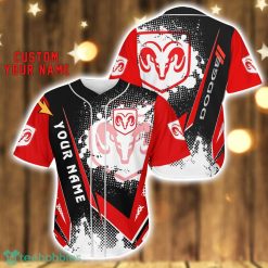 Dodge Baseball Jersey Shirt 3D Printing Gift For Car Lover Custom Name Gift Product Photo 1