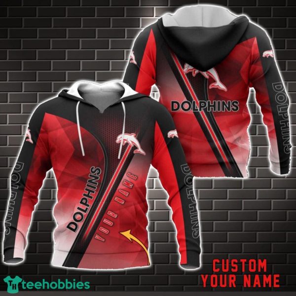 Dolphins 3D Hoodie All over Printed Unisex Hoodie Custom Name Product Photo 1