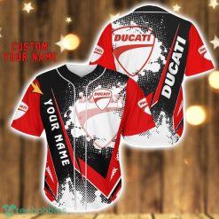 Ducati Baseball Jersey Shirt 3D Printing Gift For Car Lover Custom Name Gift Product Photo 1