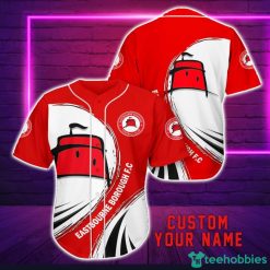 Eastbourne Borough F.C Personalized Name 3D Baseball Jersey Shirt For Fans Product Photo 1