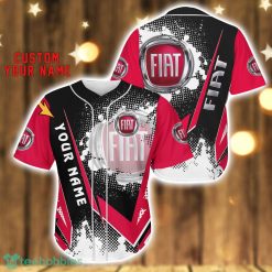 Fiat Baseball Jersey Shirt 3D Printing Gift For Car Lover Custom Name Gift Product Photo 1