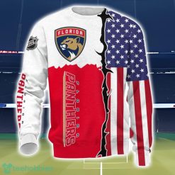 Florida Panthers US Flag 3D All Over Printed T shirt Hoodie Sweatshirt image Florida Panthers US Flag 3D All Over Printed T-shirt Hoodie Sweatshirt Product Photo 3