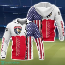 Florida Panthers US Flag 3D All Over Printed T-shirt Hoodie Sweatshirt Product Photo 1