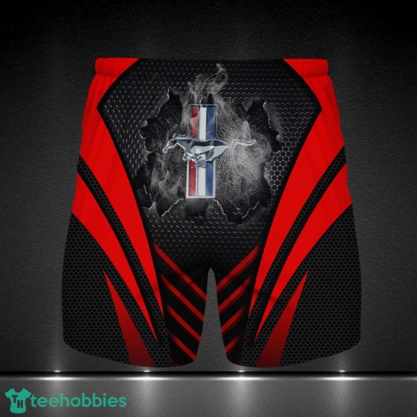 Ford Mustang Printing 3D Beach Shorts 3D Beach Shorts Limited Design For Fans Product Photo 1