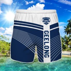 Geelong Football Club Beach Short For Fans Summer Gift Product Photo 1