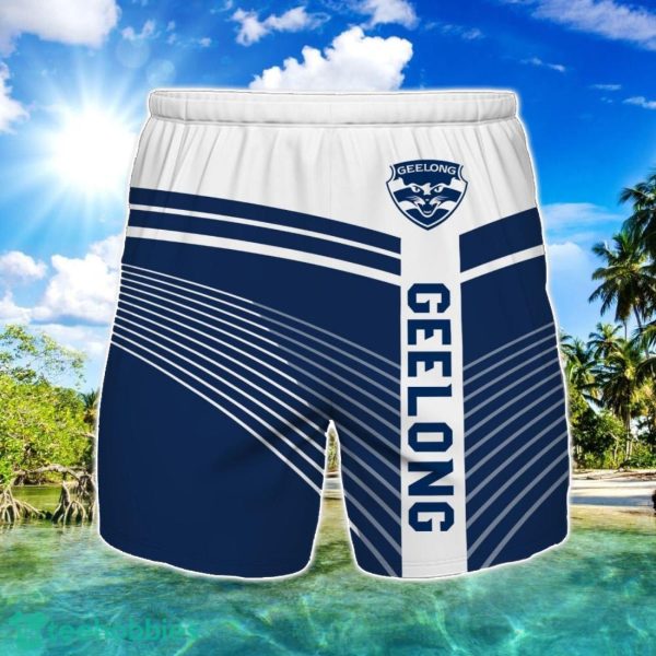 Geelong Football Club Beach Short For Fans Summer Gift Product Photo 1