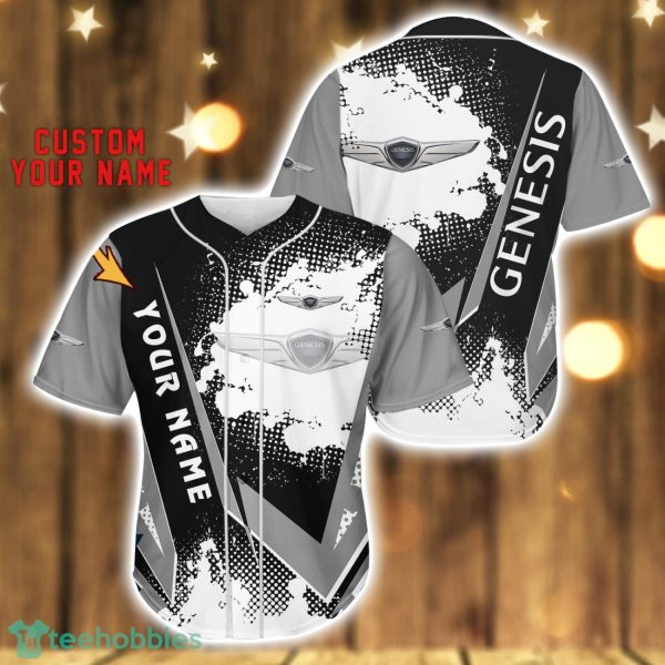 Genesis Baseball Jersey Shirt 3D Printing Gift For Car Lover Custom Name Gift Product Photo 1
