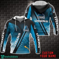 Gold Coast Titans 3D Hoodie All over Printed Unisex Hoodie Custom Name Product Photo 1