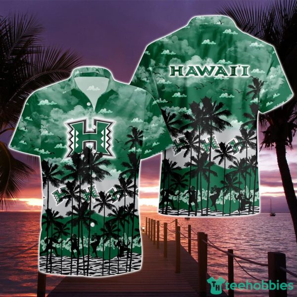 Hawaii Rainbow Warriors Beach Shirt Cosconut Pattern 3D Hawaiian Shirt For Men And Women Product Photo 1