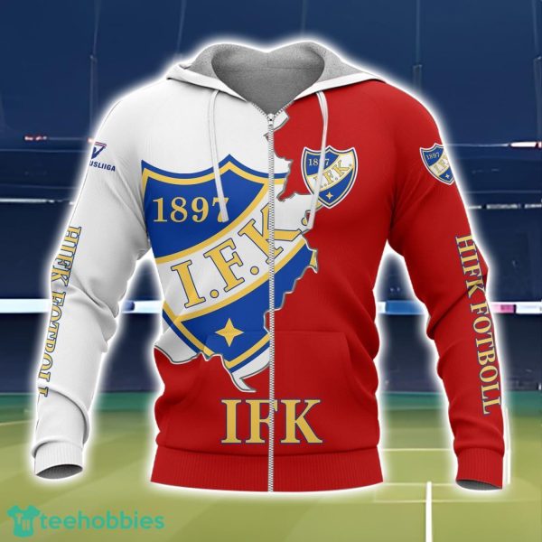 HIFK Fotboll 3D All Over Printed T-Shirt Sweatshirt Hoodie Product Photo 2