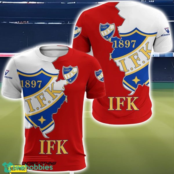 HIFK Fotboll 3D All Over Printed T-Shirt Sweatshirt Hoodie Product Photo 5