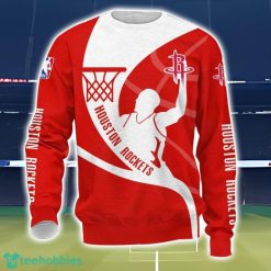 Houston Rockets 3D All Over Printed T-Shirt Sweatshirt Hoodie Product Photo 3