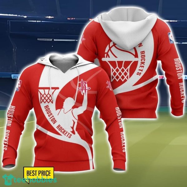 Houston Rockets 3D All Over Printed T-Shirt Sweatshirt Hoodie Product Photo 1