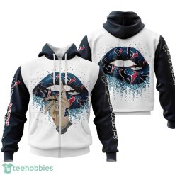 Houston Texans Lips 3D Printing Hoodie For Men And Women Product Photo 2