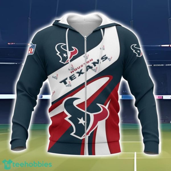 Houston Texans Logo Team 3D Printing T-Shirt Hoodie Sweatshirt For Fans Product Photo 2