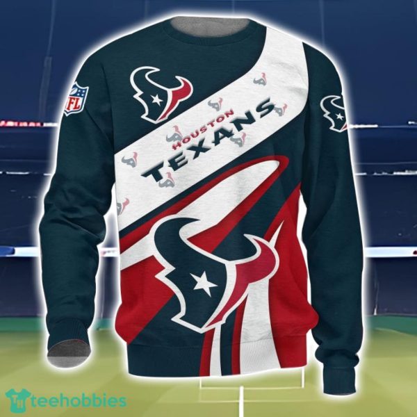 Houston Texans Logo Team 3D Printing T-Shirt Hoodie Sweatshirt For Fans Product Photo 3