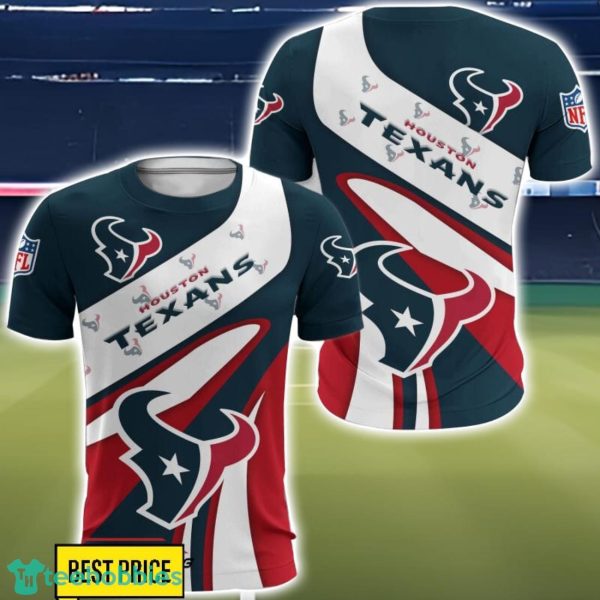 Houston Texans Logo Team 3D Printing T-Shirt Hoodie Sweatshirt For Fans Product Photo 5