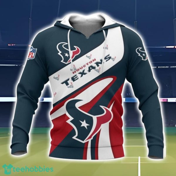 Houston Texans Logo Team 3D Printing T-Shirt Hoodie Sweatshirt For Fans Product Photo 1