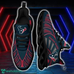 Houston Texans NFLBlack And White Clunky Max Soul Shoes New Designs For Fans Product Photo 1