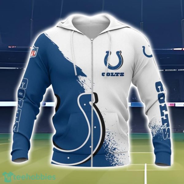 Indianapolis Colts 3D All Over Printed T-shirt Hoodie Sweatshirt Product Photo 2