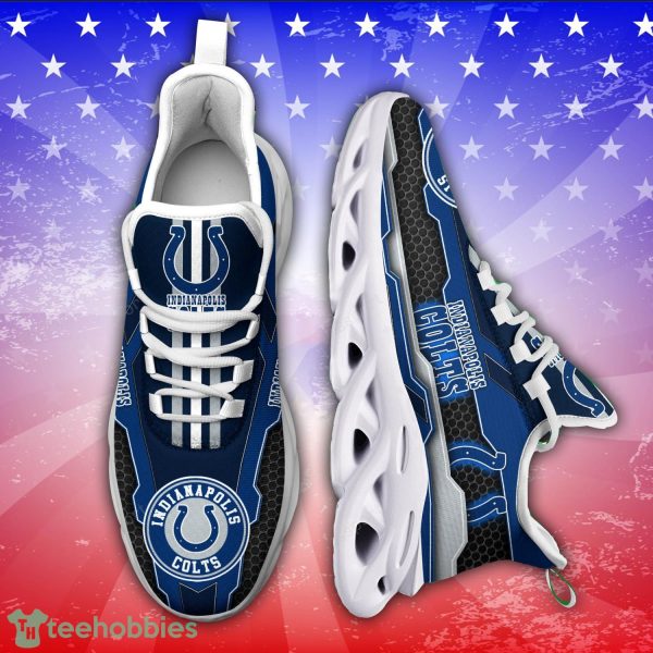 Indianapolis Colts NFL Running Sneakers Max Soul Sneakers Sport Version For Fans Product Photo 1