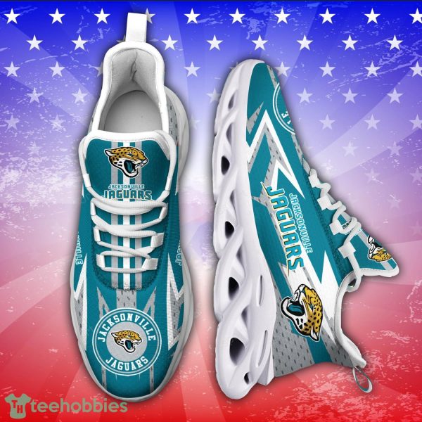 Jacksonville Jaguars NFL Running Sneakers Max Soul Shoes For Sport Team Product Photo 1