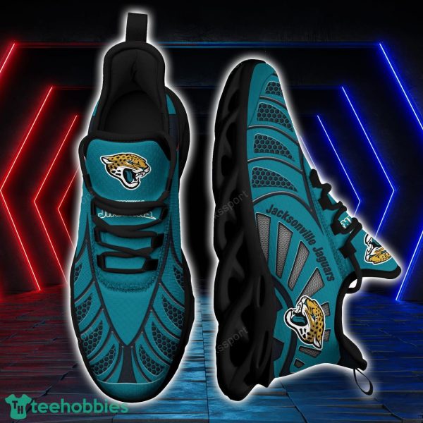 Jacksonville Jaguars NFLBlack And White Clunky Max Soul Shoes New Designs For Fans Product Photo 1