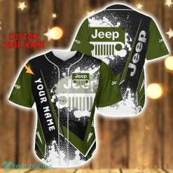 Jeep Baseball Jersey Shirt 3D Printing Gift For Car Lover Custom Name Gift Product Photo 1