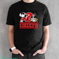 Kansas City Chiefs Football Peanuts T Shirt - Black Unisex T-Shirt