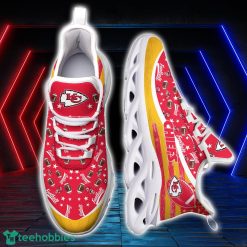 Kansas City Chiefs NFL Ball Pattern Black And White Clunky Max Soul Shoes Running Lover Gift Product Photo 2