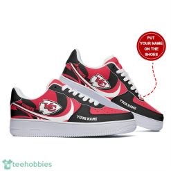 Kansas City Chiefs Personalized Name Sneakers Air Force Shoes Sport Fans Dynamic Shoes Product Photo 2