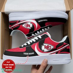 Kansas City Chiefs Personalized Name Sneakers Air Force Shoes Sport Fans Dynamic Shoes Product Photo 3