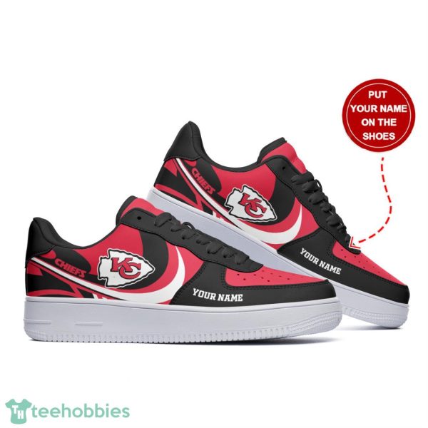 Kansas City Chiefs Personalized Name Sneakers Air Force Shoes Sport Fans Dynamic Shoes Product Photo 4