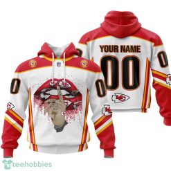 Kansas City Chiefs Sexy Lips Custom Name And Number 3D Hoodie Product Photo 1