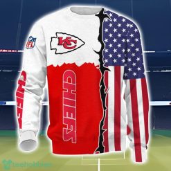 Kansas City Chiefs US Flag 3D All Over Printed T-shirt Hoodie Sweatshirt Product Photo 3