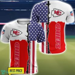 Kansas City Chiefs US Flag 3D All Over Printed T-shirt Hoodie Sweatshirt Product Photo 5