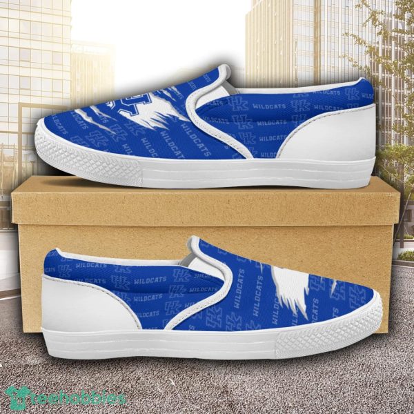 Kentucky Wildcats Logo Team Slip On Shoes Trending Goft For Fans Product Photo 2