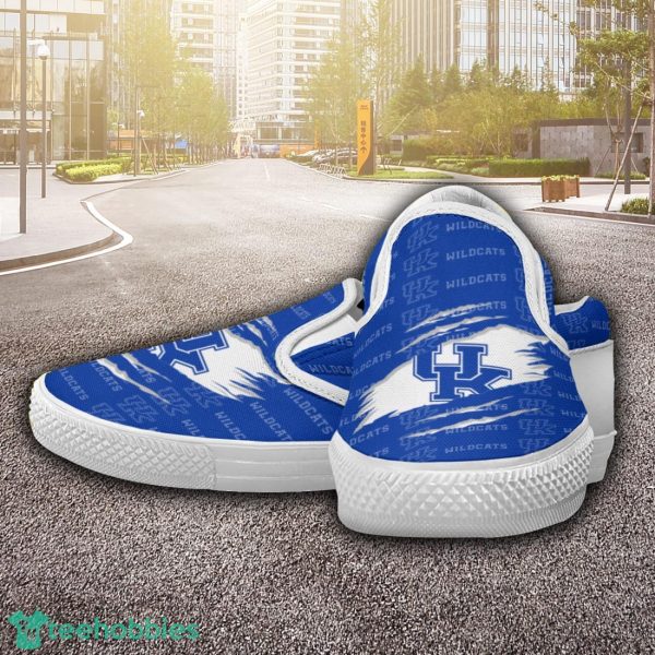 Kentucky Wildcats Logo Team Slip On Shoes Trending Goft For Fans Product Photo 1
