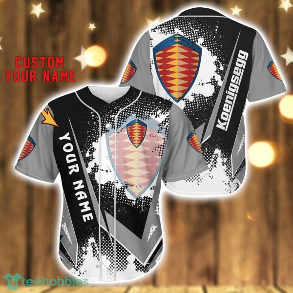 Koenigsegg Baseball Jersey Shirt 3D Printing Gift For Car Lover Custom Name Gift Product Photo 1
