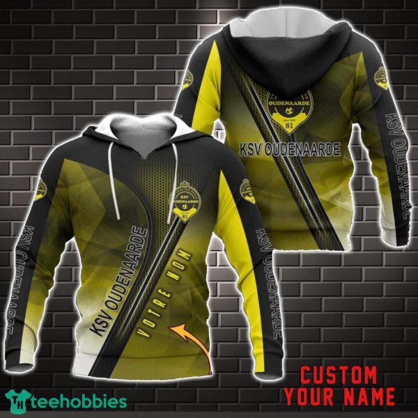K.S.V. Oudenaarde 3D Hoodie All over Printed Unisex Hoodie Custom Name Product Photo 1