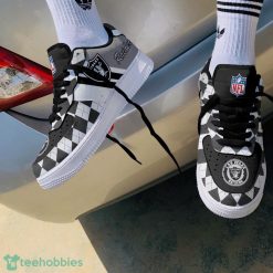 Las Vegas Raiders Air Force 1 Shoes Caro Pattern Sport Sneakers Men Women Shoes Product Photo 1