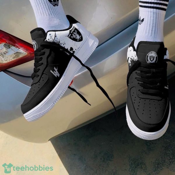 Las Vegas Raiders Air Force 1 Shoes Sport Sneakers Men Women Shoes Product Photo 4