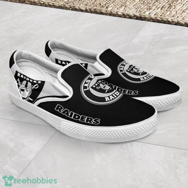 Las Vegas Raiders Slip On Shoes For Men And Women Sport Fans Product Photo 2