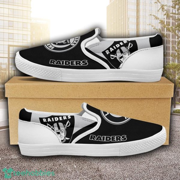 Las Vegas Raiders Slip On Shoes For Men And Women Sport Fans Product Photo 3