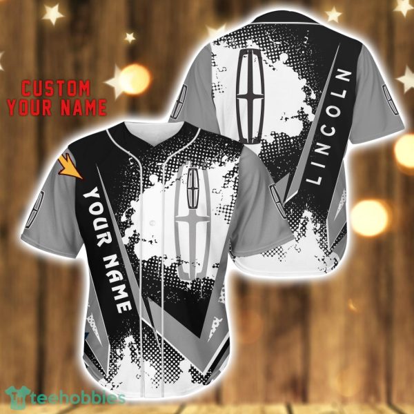 Lincoln Baseball Jersey Shirt 3D Printing Gift For Car Lover Custom Name Gift Product Photo 1