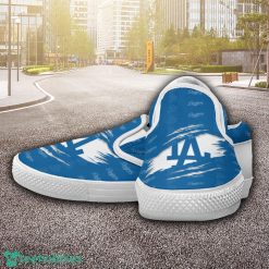 Los Angeles Dodgers Logo Team Slip On Shoes Trending Goft For Fans Product Photo 1