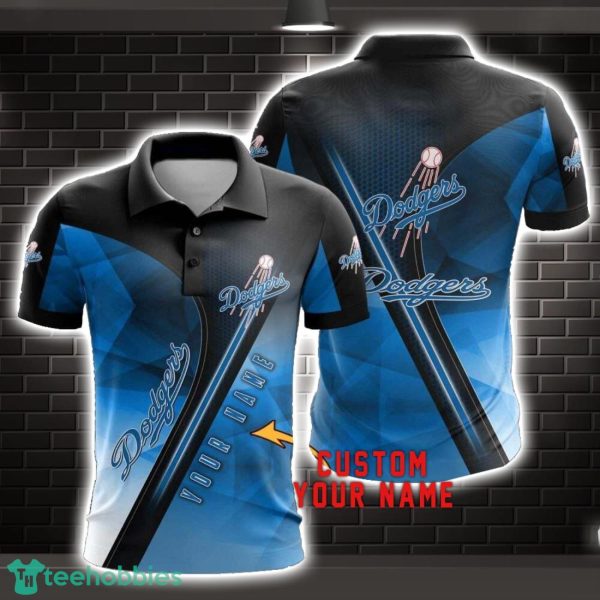 Los Angeles Dodgers Sport Polo Shirt For Men Custom Name Product Photo 1
