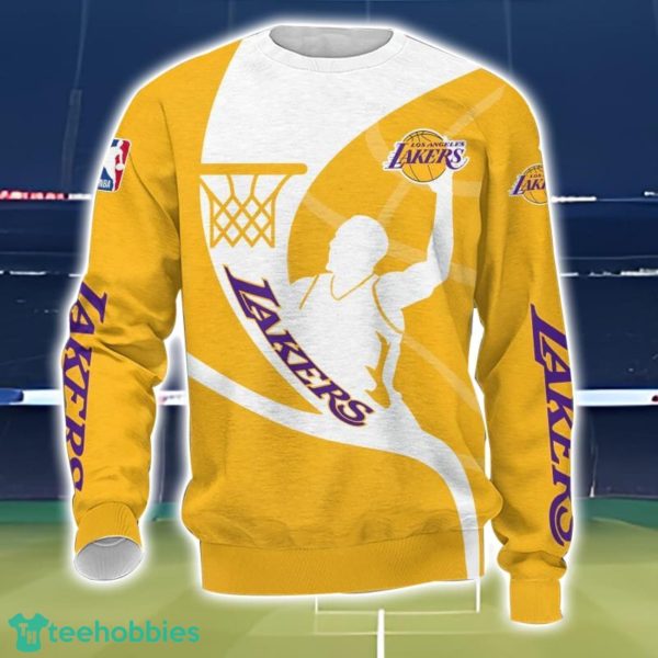 Los Angeles Lakers 3D Printing T-Shirt Hoodie Sweatshirt For Fans Product Photo 3