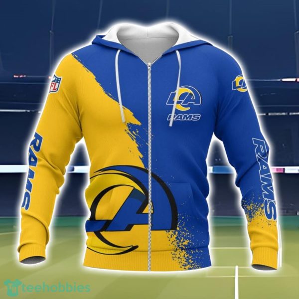 Los Angeles Rams 3D All Over Printed T-shirt Hoodie Sweatshirt Product Photo 2