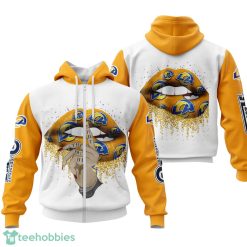 Los Angeles Rams Lips 3D Printing Hoodie For Men And Women Product Photo 2